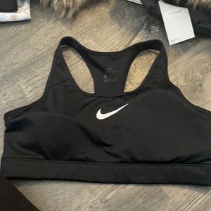 Large black Nike sports bra. Used a couple times